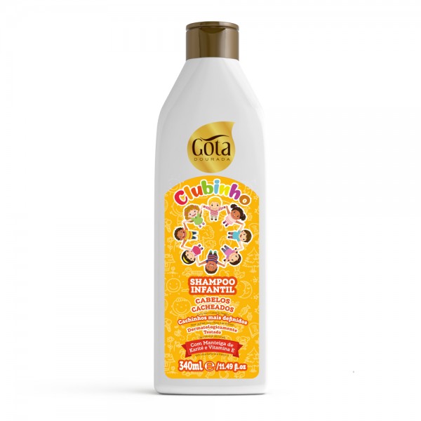 Sampon par cret copii Clubinho,340 ml,Gota Dourada
